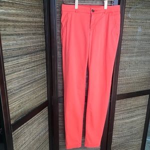H&M L.O.G.G. Coral Orange Red Summer Pants
